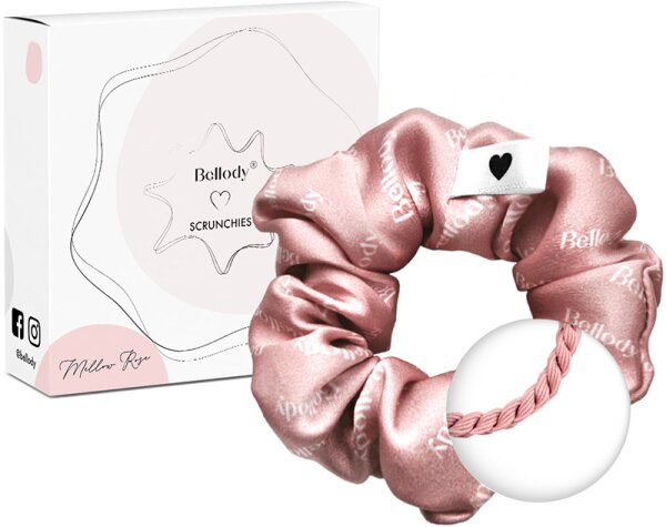 Bellody Original Seiden Scrunchies Mellow Rose Haargummi