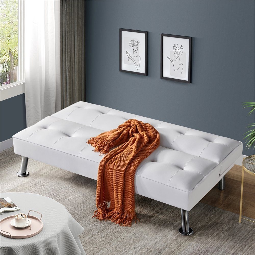 Yaheetech Schlafsofa, Couch Bettsofa Klappsofa Gästebett