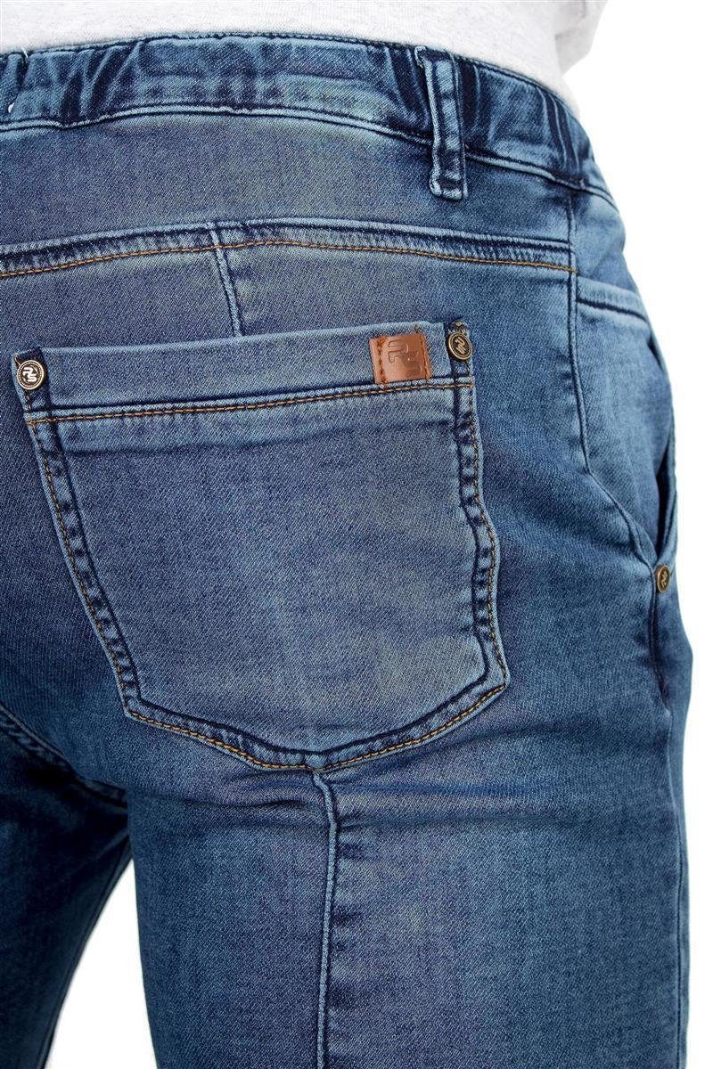 Reichstadt Jeansjeggings Jungen Hose RS105 mit Destroyed Effekten und Kordelzug