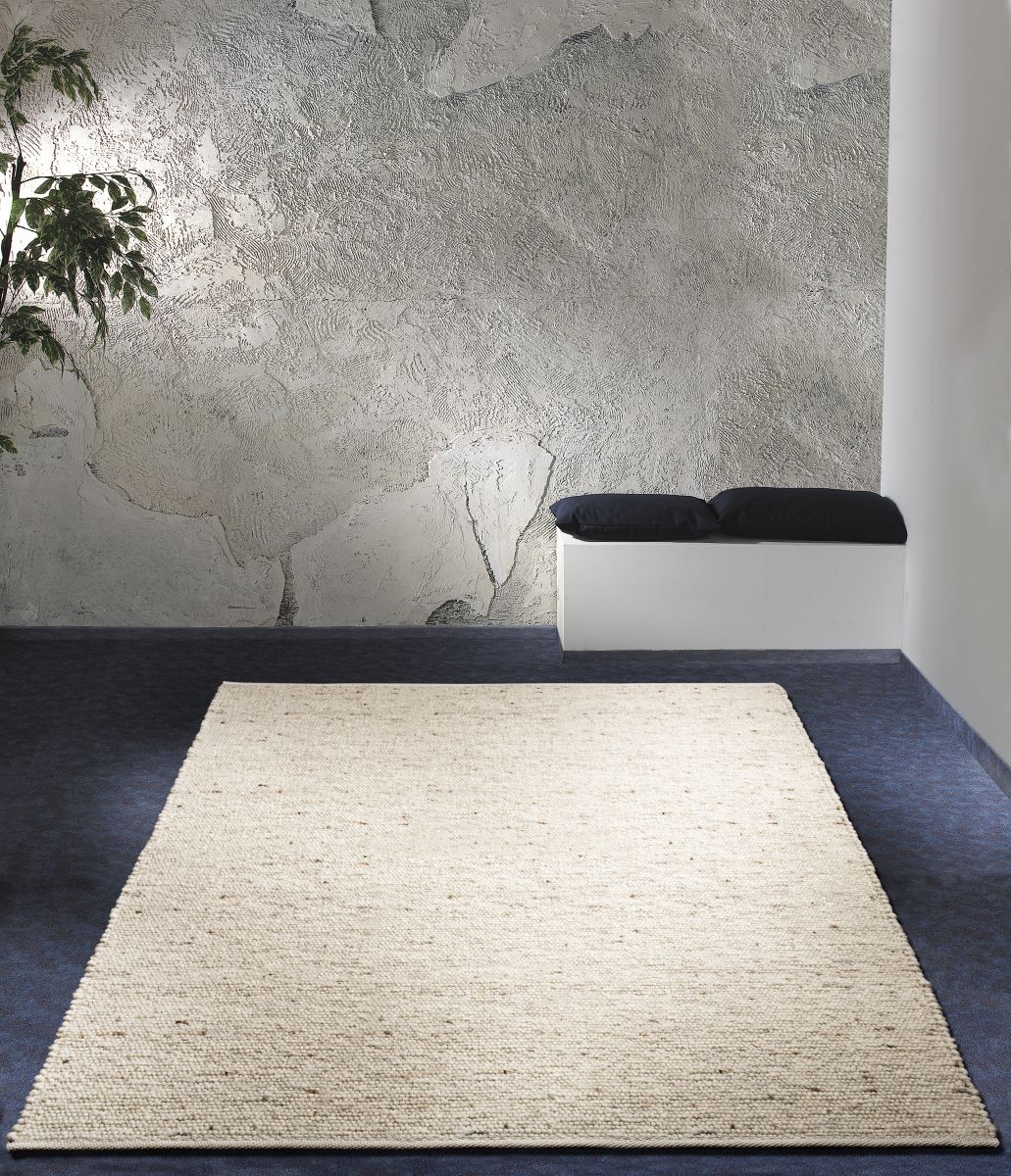 Handwebteppich Varese 1 Hell Natur 130 x 190 cm