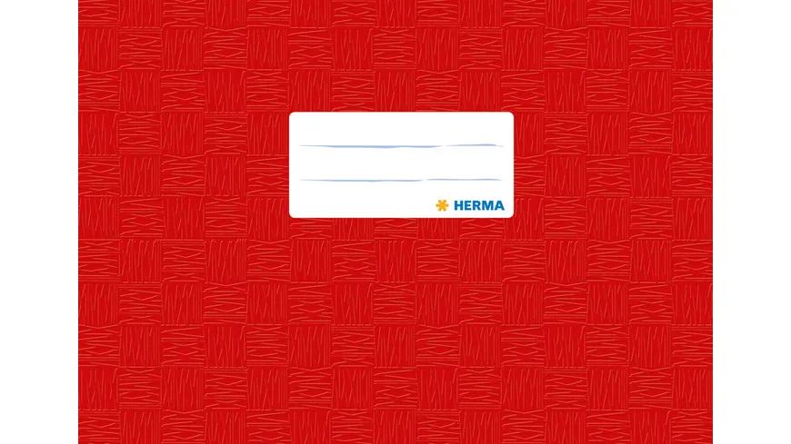 HERMA Hefthülle A5 gedeckt rot quer für Notenheft