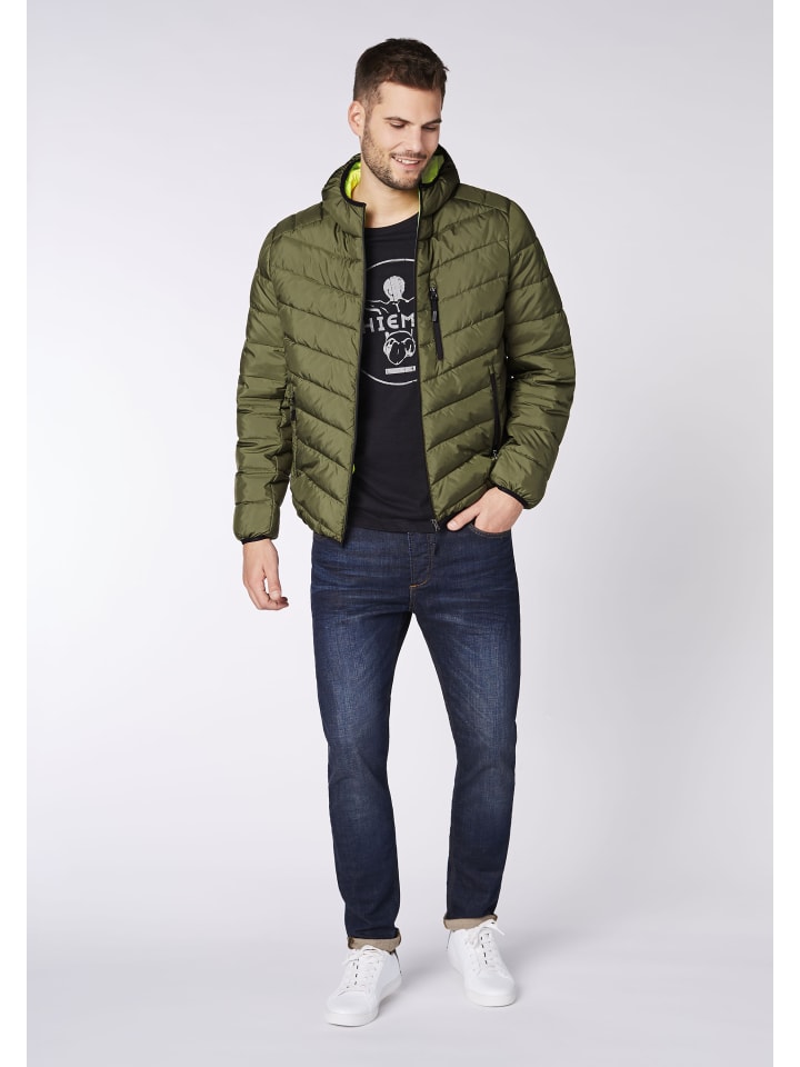 Chiemsee Steppjacke in Grün günstig kaufen