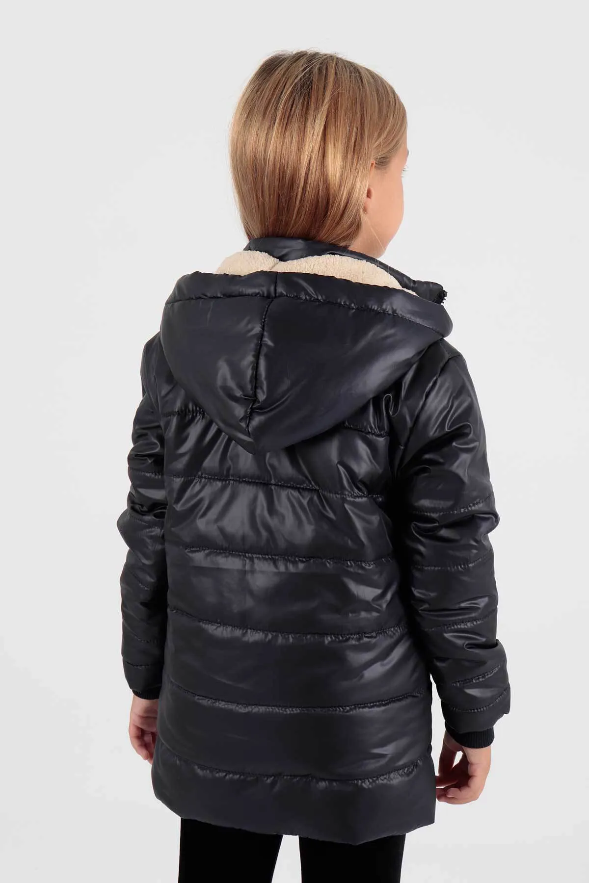 AHENGİM  Kindermantel für Mädchen mit Welsoft-Innenseite, Mädchenmantel Ak2236
