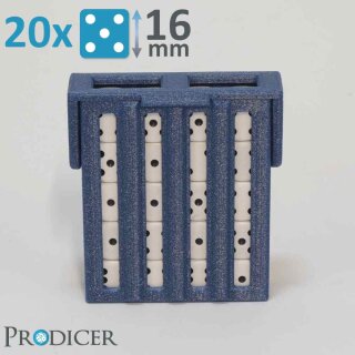Dice Pro Keeper - 16mm (Nachtblau - Glitzer)