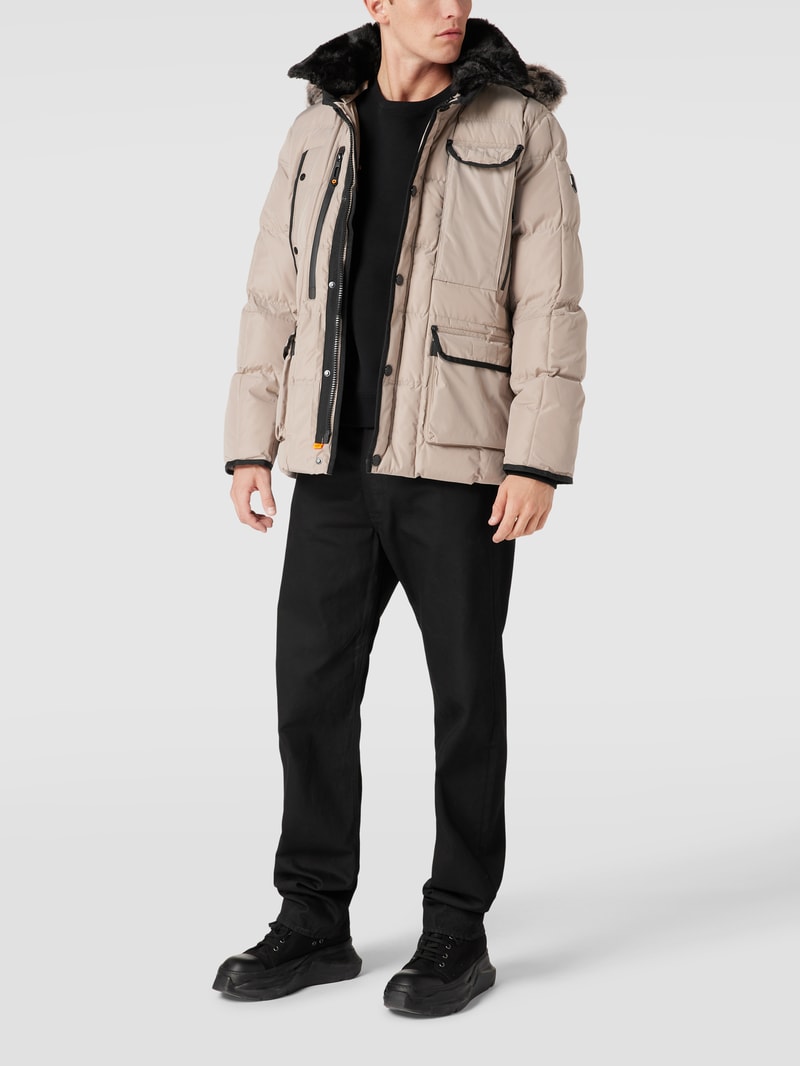 Funktionsjacke mit abnehmbarer Kapuze Modell 'MARVELLOUS' in sand