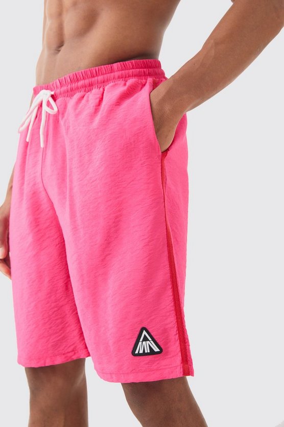 Man Badehose in Knitteroptik