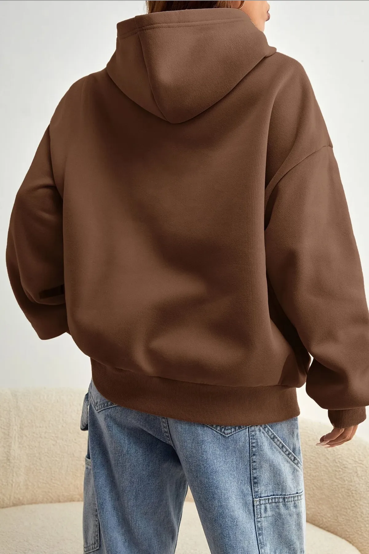 uyguntarz  Unisex-Sweatshirt mit Malibu-Aufdruck in Übergröße