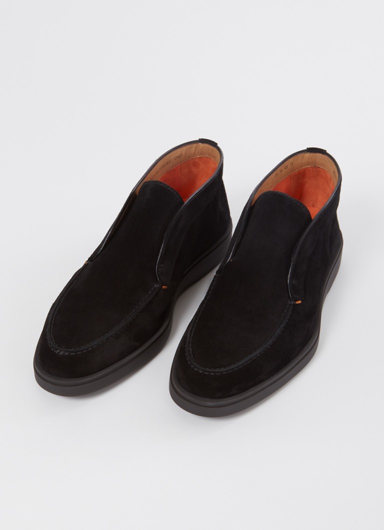Scarpe slip-on in camoscio Santoni Detroit