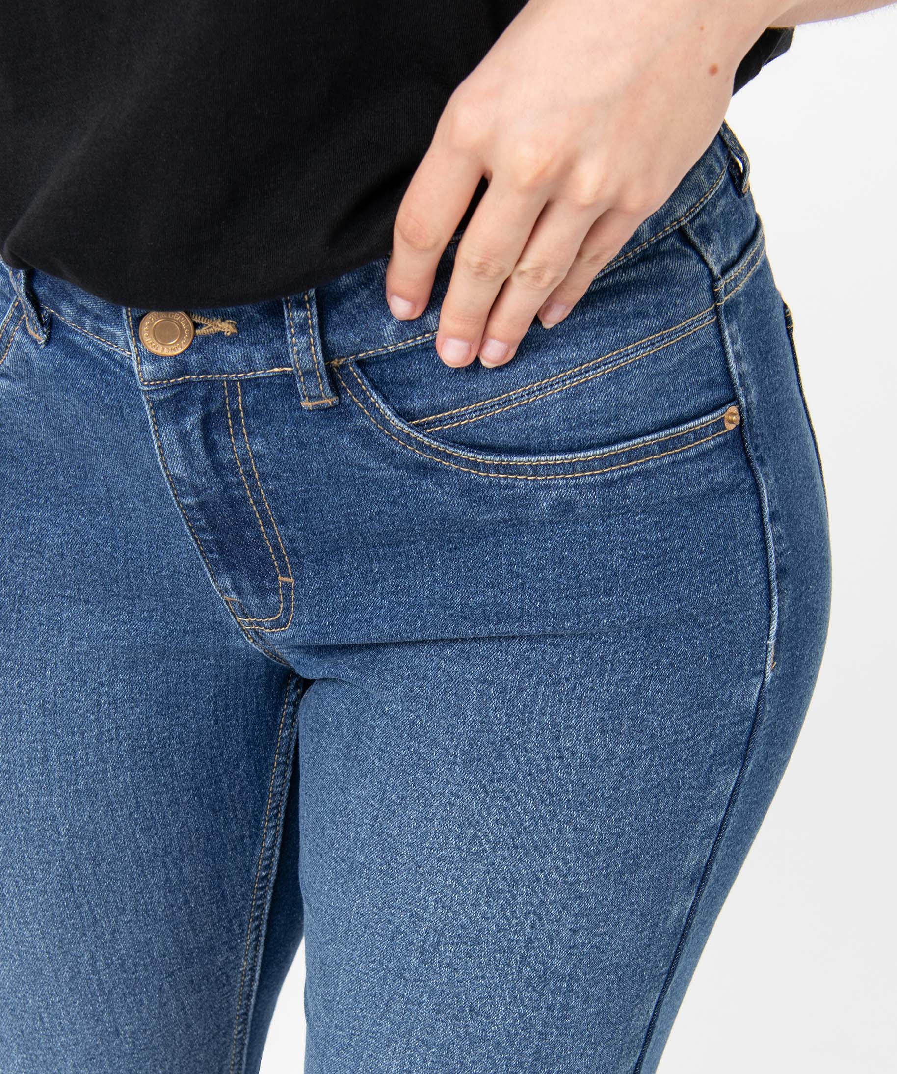Jean femme coupe Regular stretch - L26 stone | GEMO