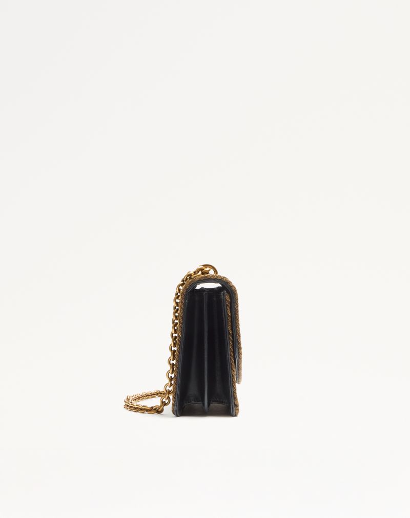 Valentino Garavani Bolsa de Ombro Bordada Vain