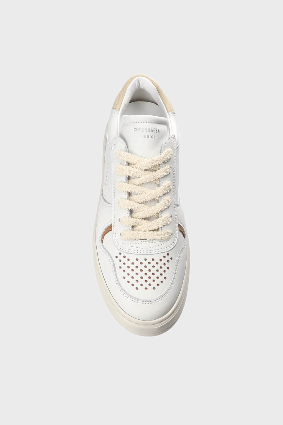 CPH76 leather mix white/beige