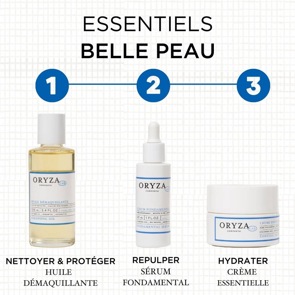 oryza lab Huile démaquillante Huile de soin démaquillante visage & yeux
