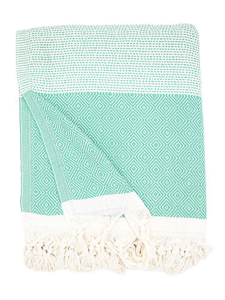 Towel to Go Plaid in Türkis - (L)250 x (B)200 cm günstig kaufen onesize