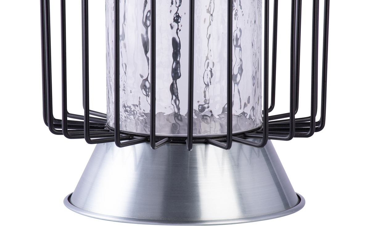 Kayoom Kerzenständer Malibu 225 Schwarz / Silber
