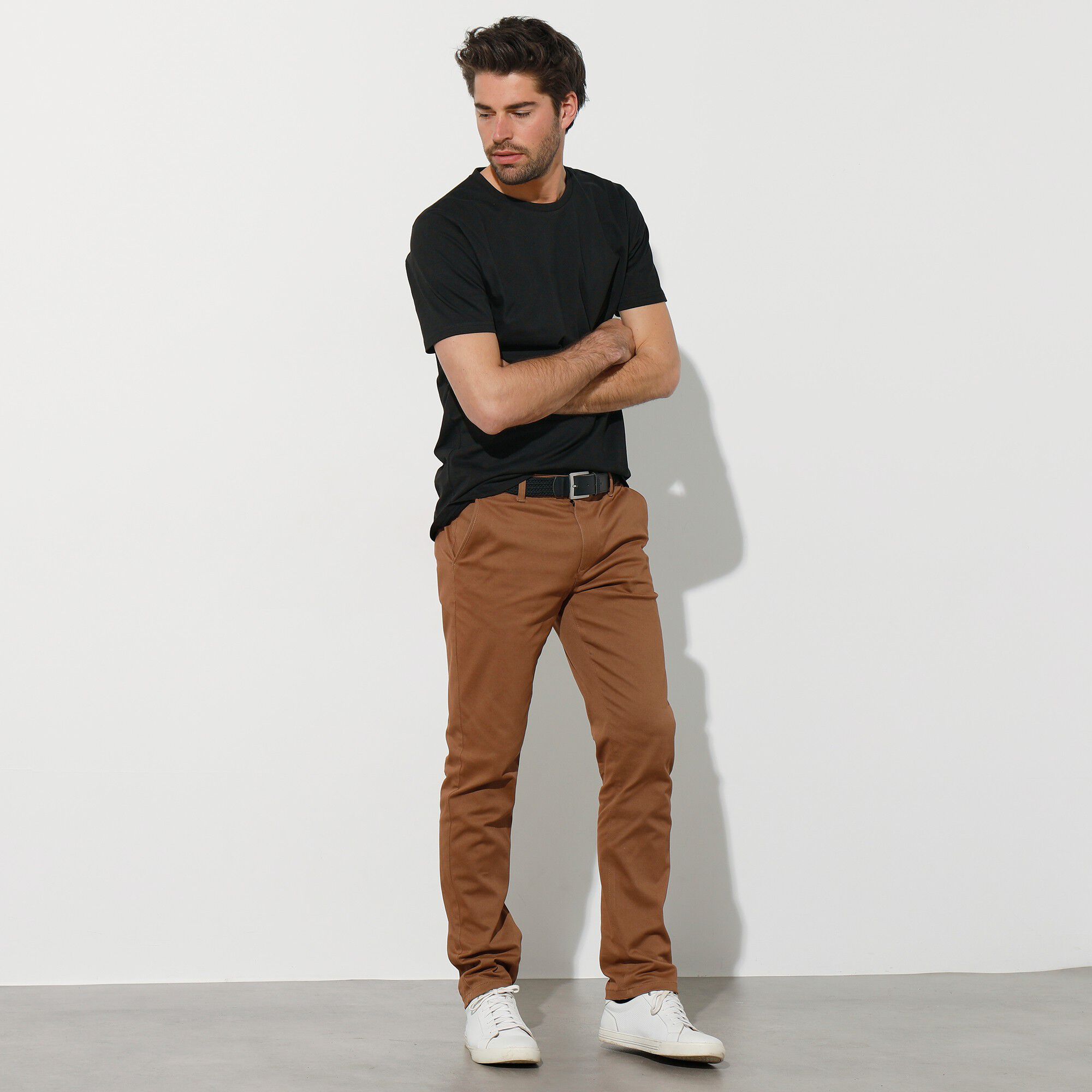 T-shirt col rond manches courtes