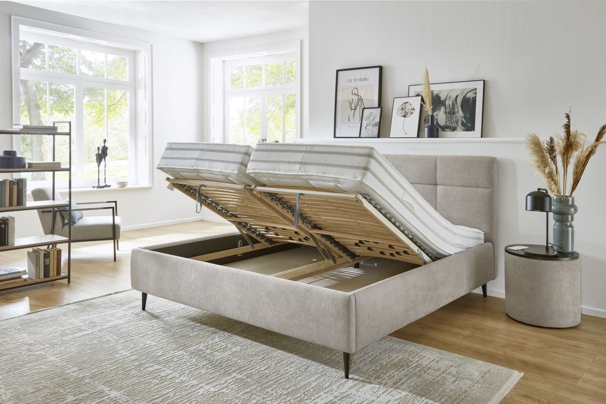 Oschmann Polsterbett 23104 Taupe 180 x 200 cm