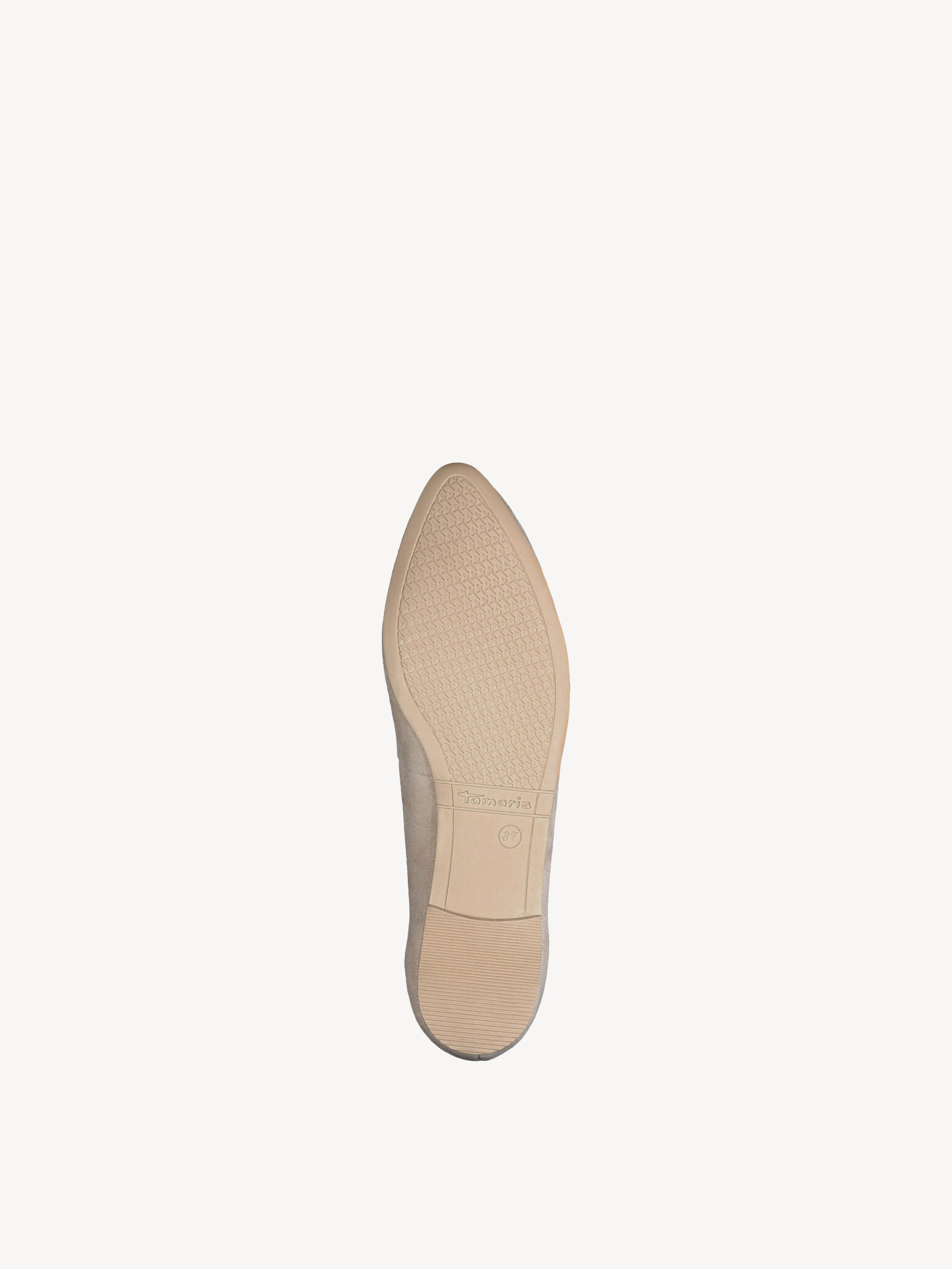 Ballerine en cuir - beige