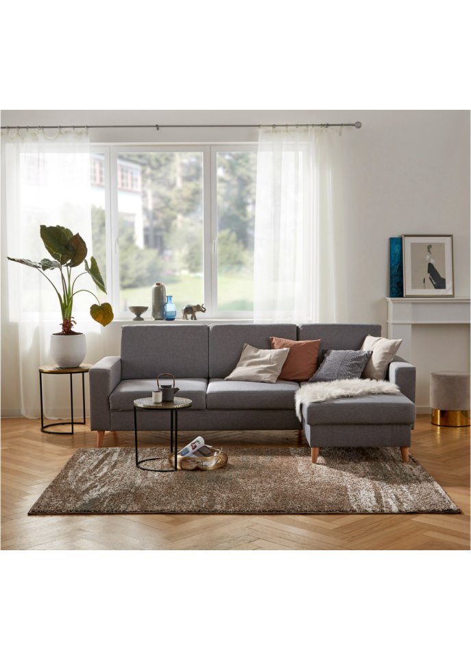 Teppich in Melangeoptik