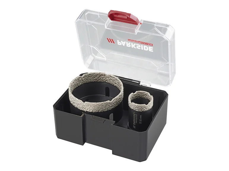 Conjunto de trepanação diamantada PARKSIDE PERFORMANCE® PDBK 3 A1