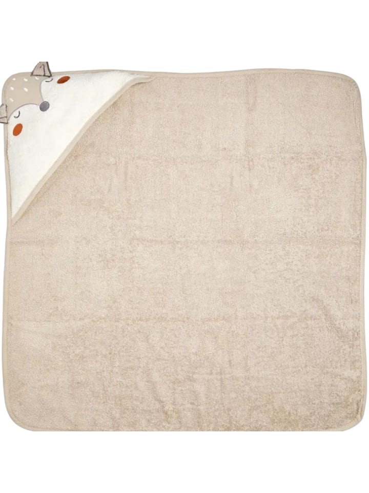 COFI 1453 Kapuzenhandtuch 80x80 cm, 100% Baumwolle in Beige günstig kaufen 1