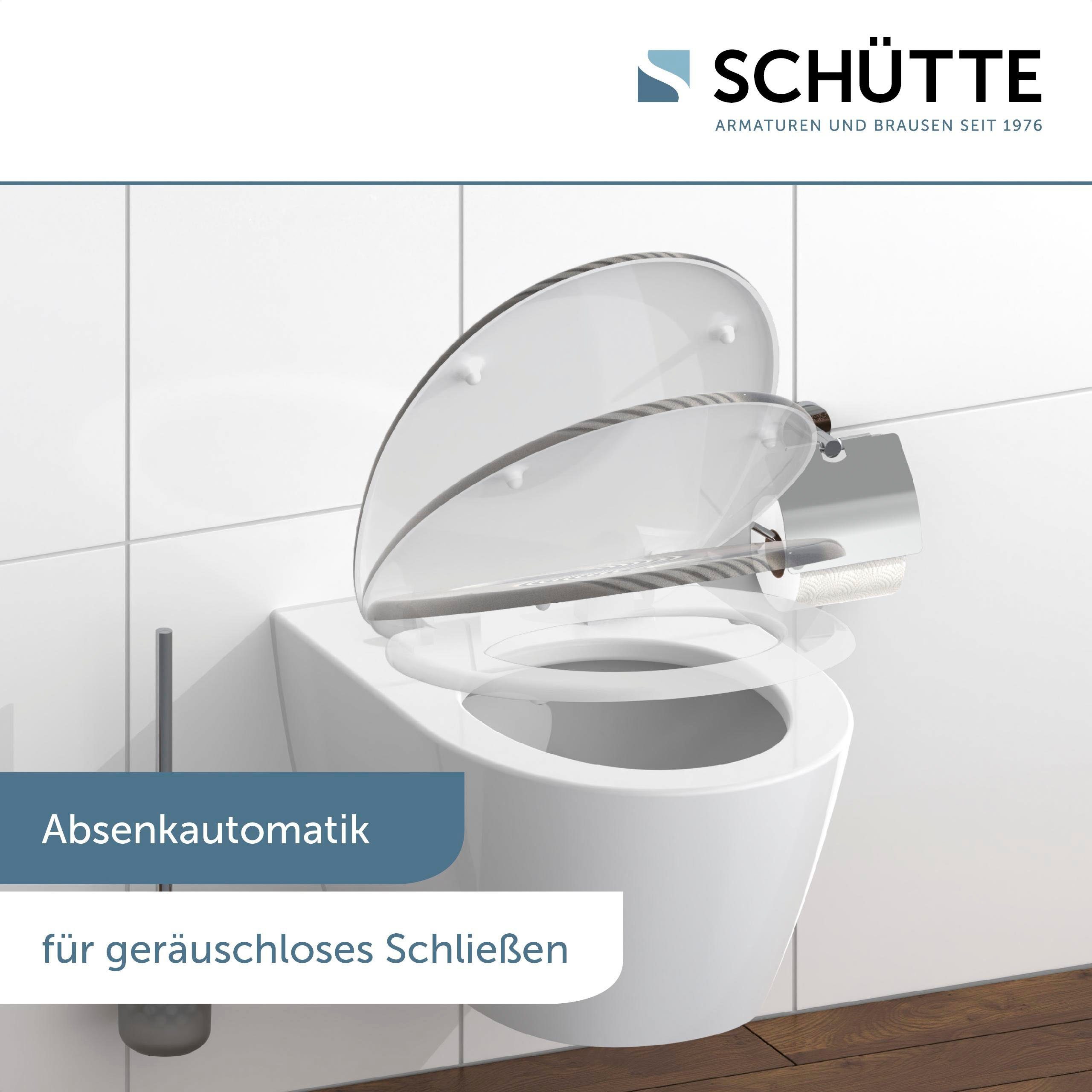 Schütte WC-Sitz Yin & Yang, Duroplast, mit Absenkautomatik
