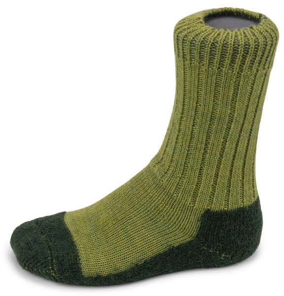 Hirsch Natur Kids ~ Trekking-Socke ~ maigrün/tanne