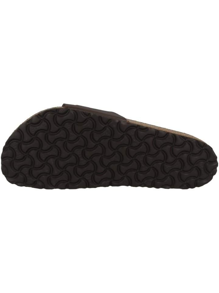 Birkenstock Pantolette Madrid Birko-Flor schmal in braun günstig kaufen 43