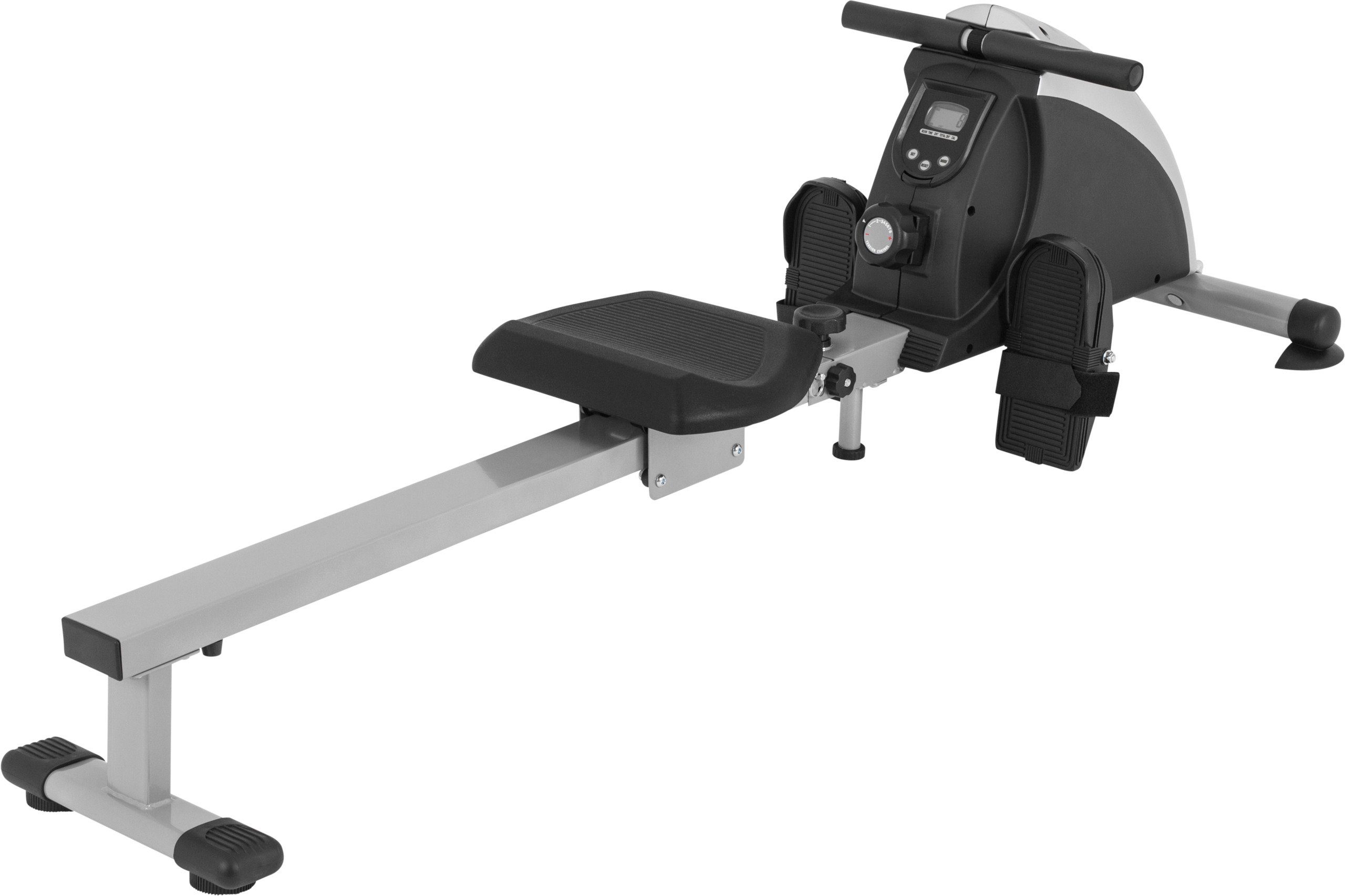 GORILLA SPORTS Rudergerät mit 8-stufiger Magnetwiderstand - LCD-Display, kugelgelagerter Sitz (1-tlg)