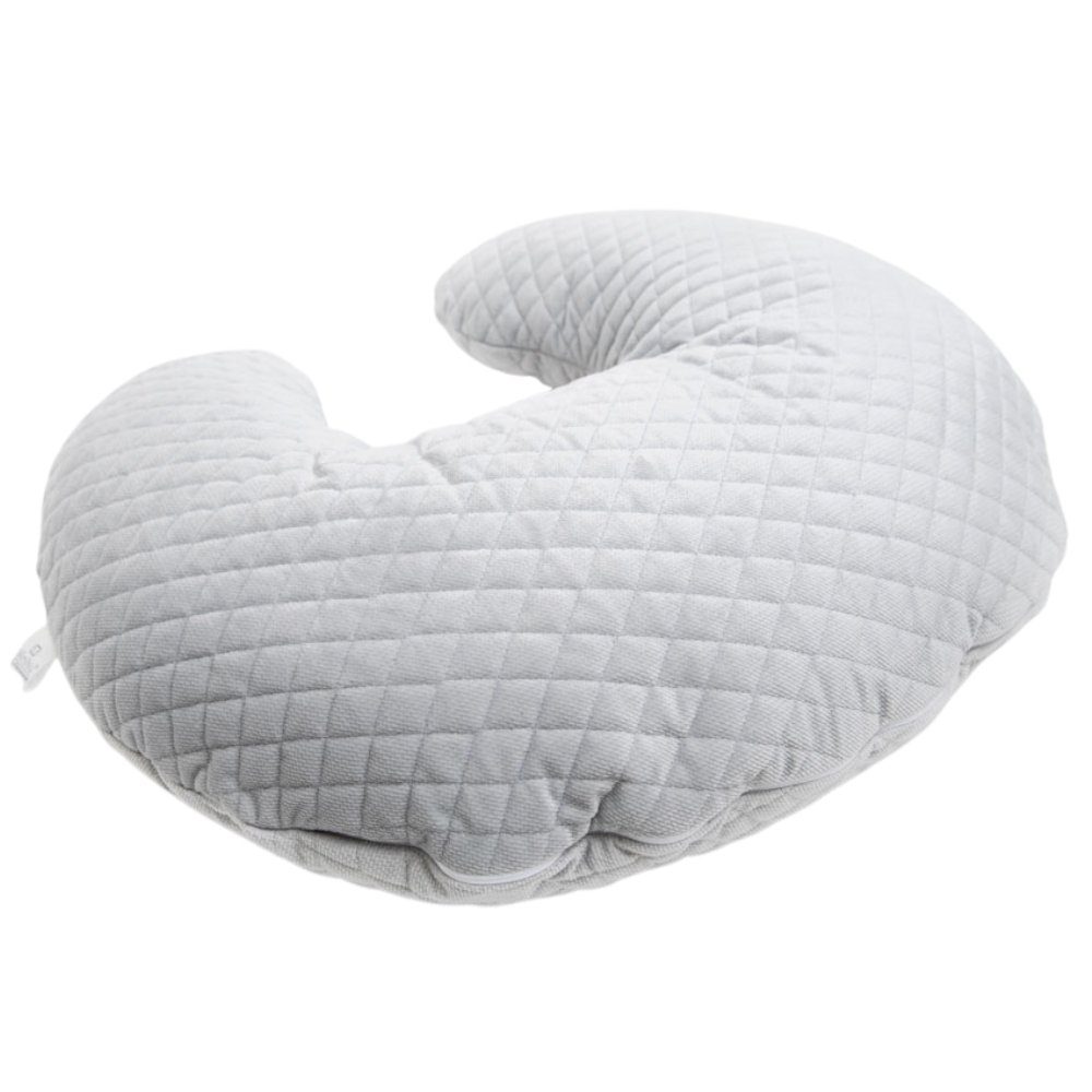 Memola Stillkissen Das Stillkissen in Beige, 1-tlg., Memola 3-in-1, Einfache Stillhilfe - weiches, strapazierfähiges Samt-Stillkissen