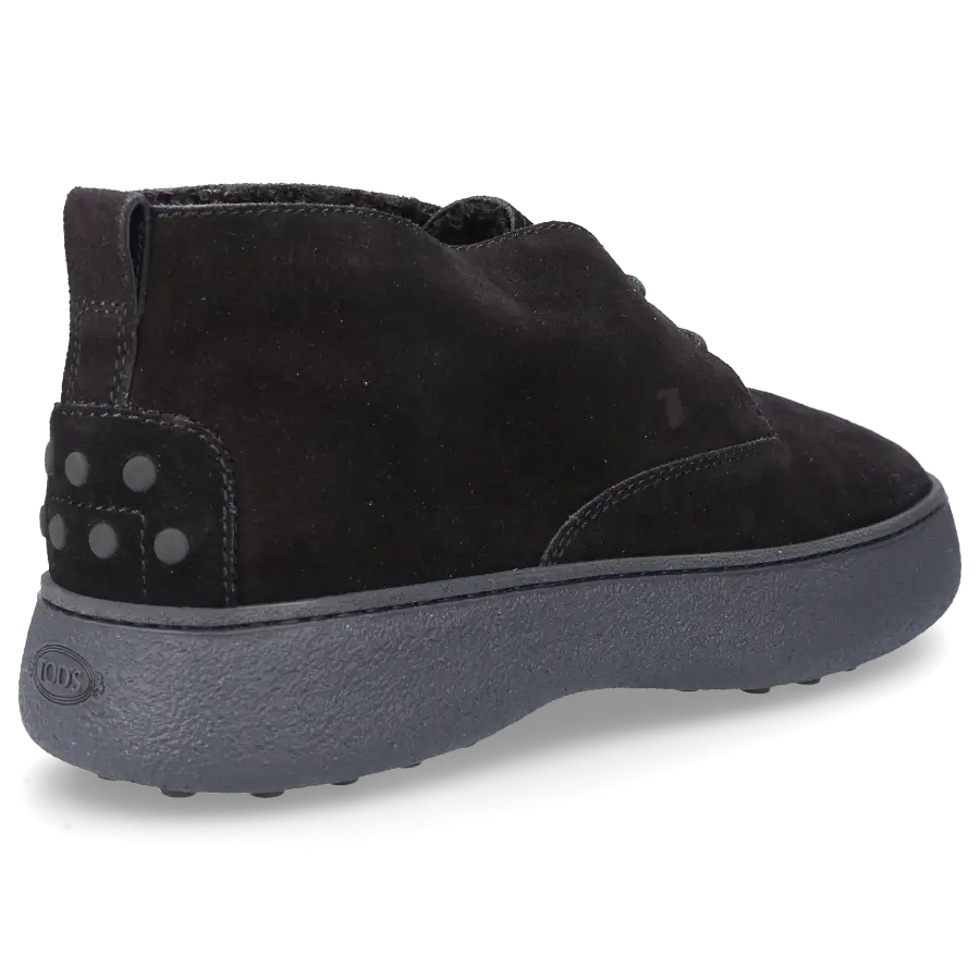 Tod's - Stiefeletten M09J0 Veloursleder - schwarz