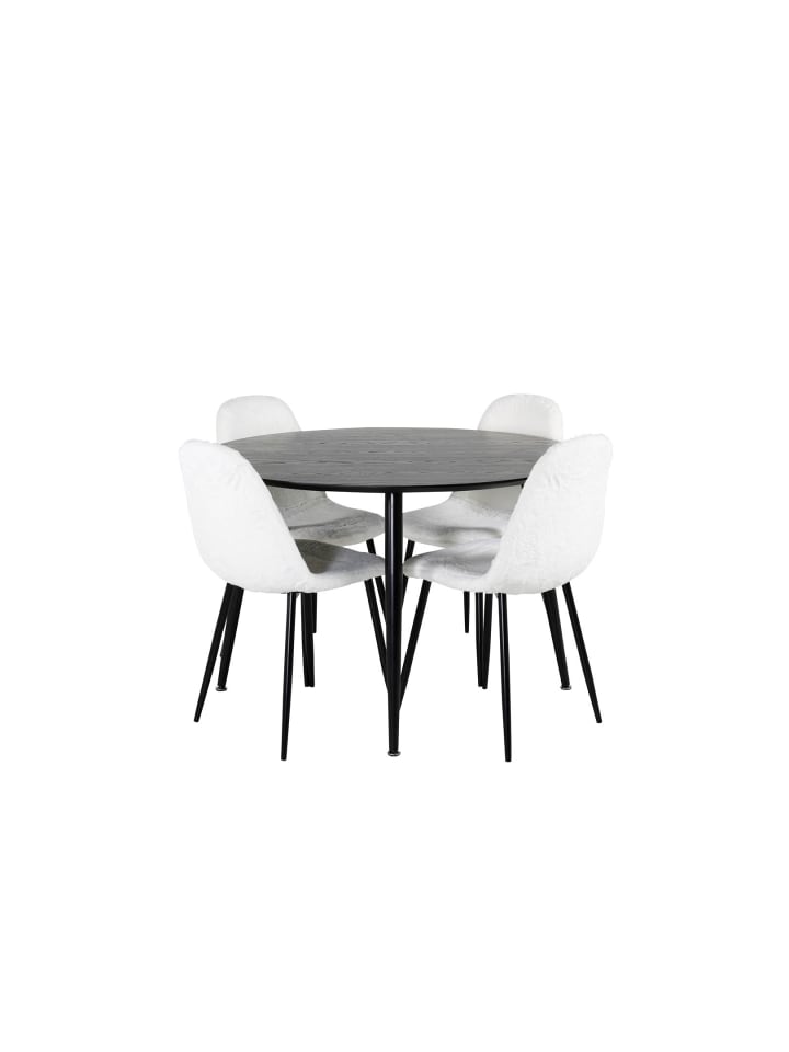ebuy24 Essgruppe Dipp 13 (5-teilig) Weiß 115 x 115 cm günstig kaufen onesize