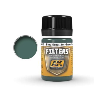 AK Filter BLUE GREEN FOR GREEN CAMO 35ml