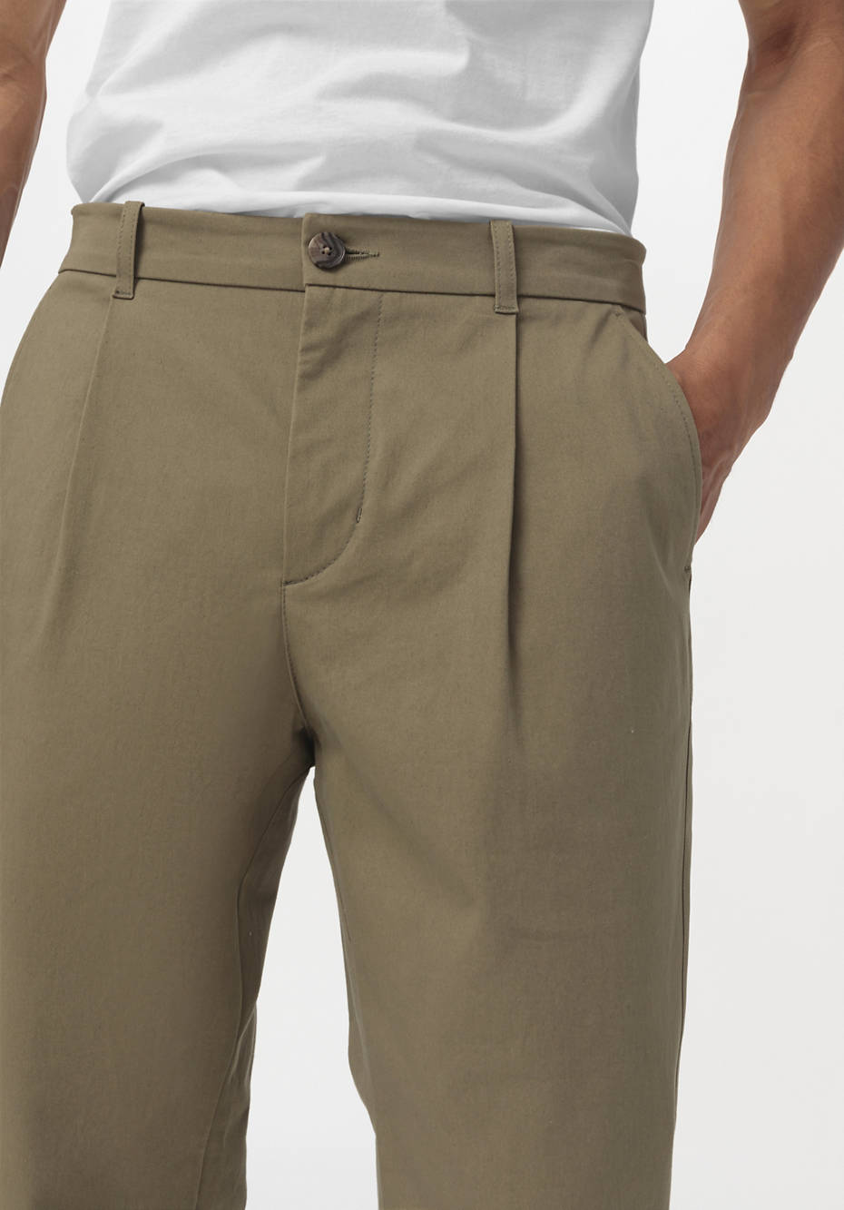 Hose Relaxed Fit aus Bio-Baumwolle mit Hanf