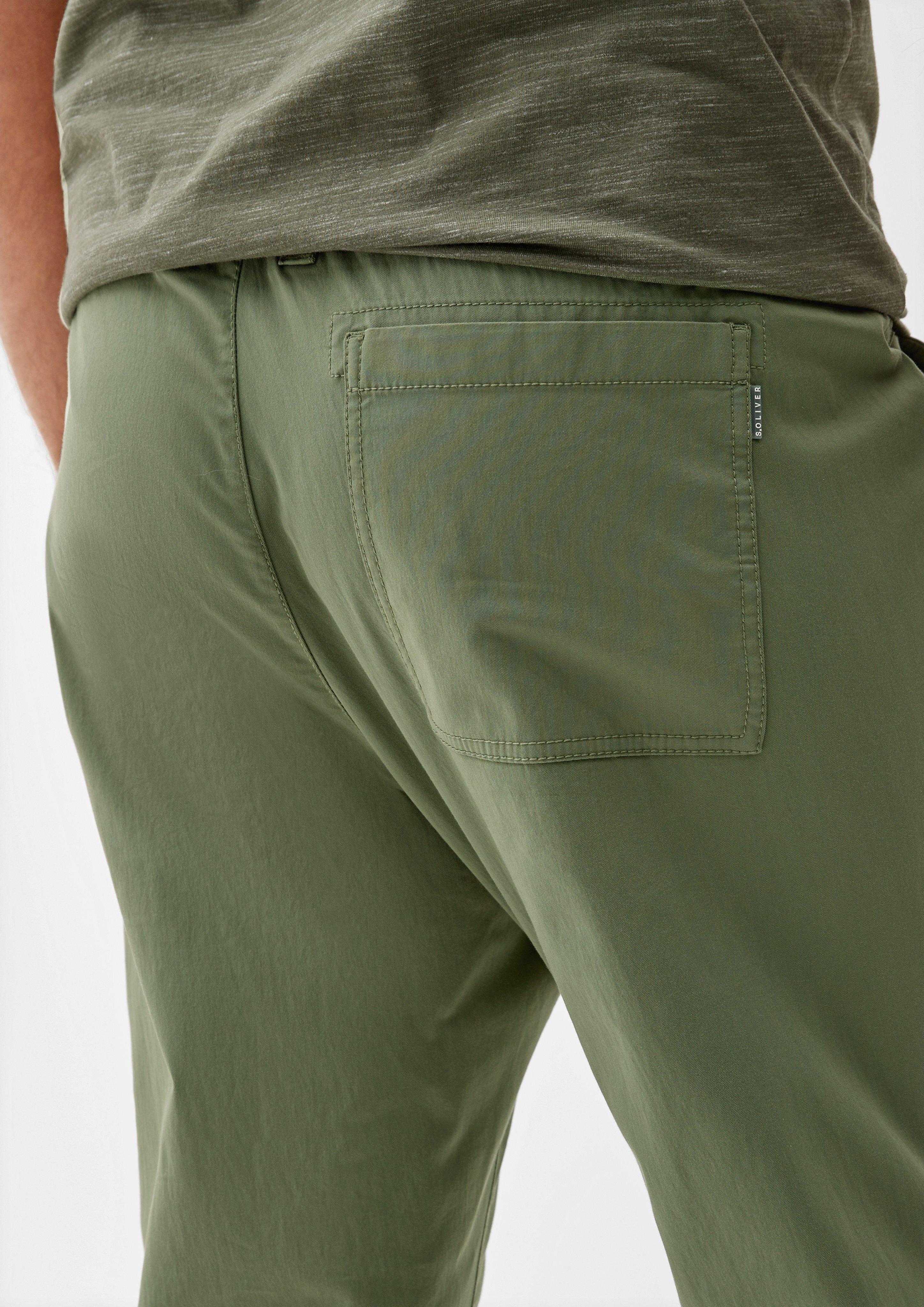 Regular: Twill-Hose mit Elastikbund  2133120-7814