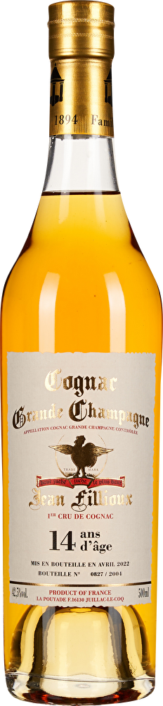 Jean Fillioux Cognac 14 Ans d'Age 1er Cru 0,5 Liter im Geschenkkarton