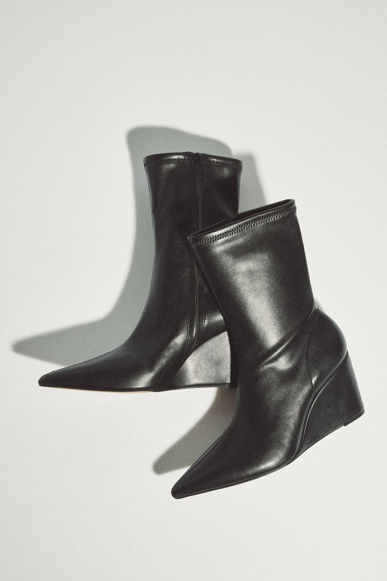 Stiefeletten mit Keilabsatz