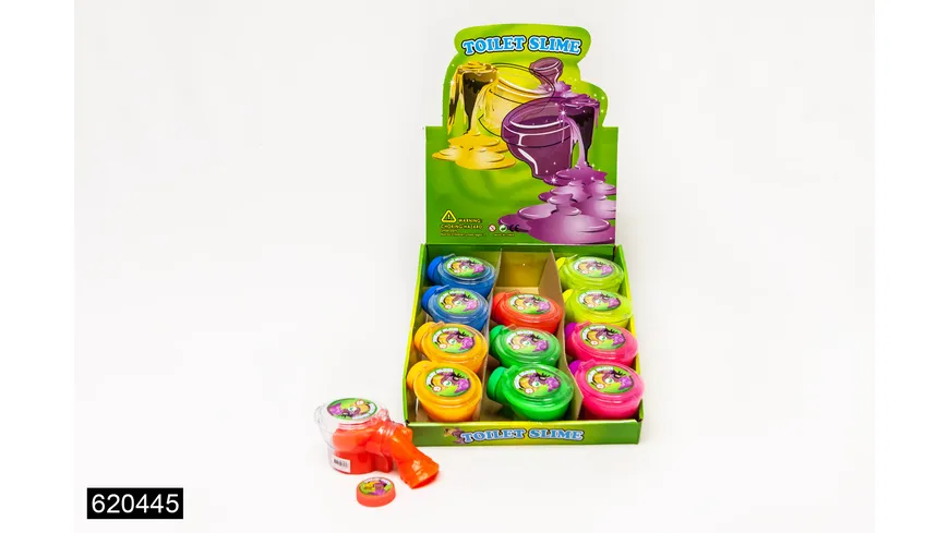 Van Manen - TOILETTEN SLIME NEON,MANEN 620445, 1 Stück, sortiert 236 g