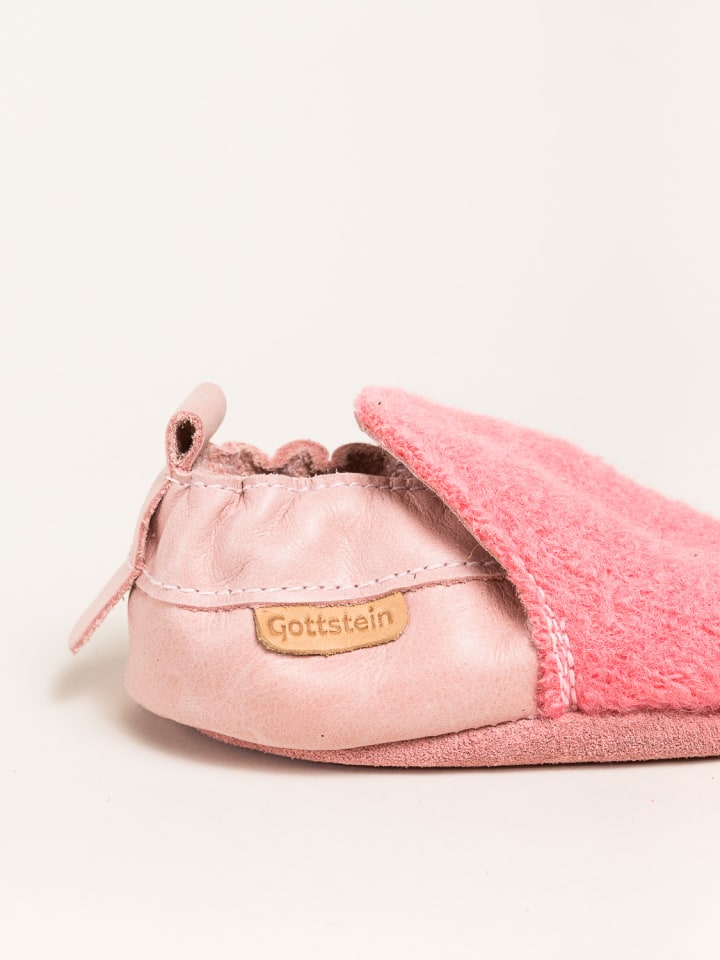 Gottstein Krabbelschuhe Plain in pink günstig kaufen