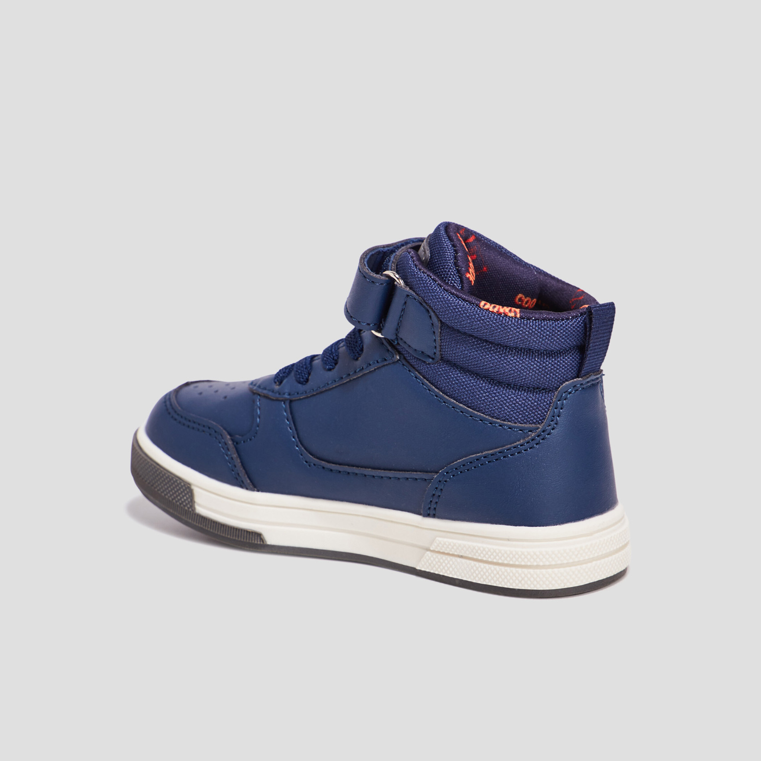 Baskets montantes Creeks bleu marine fille | La Halle