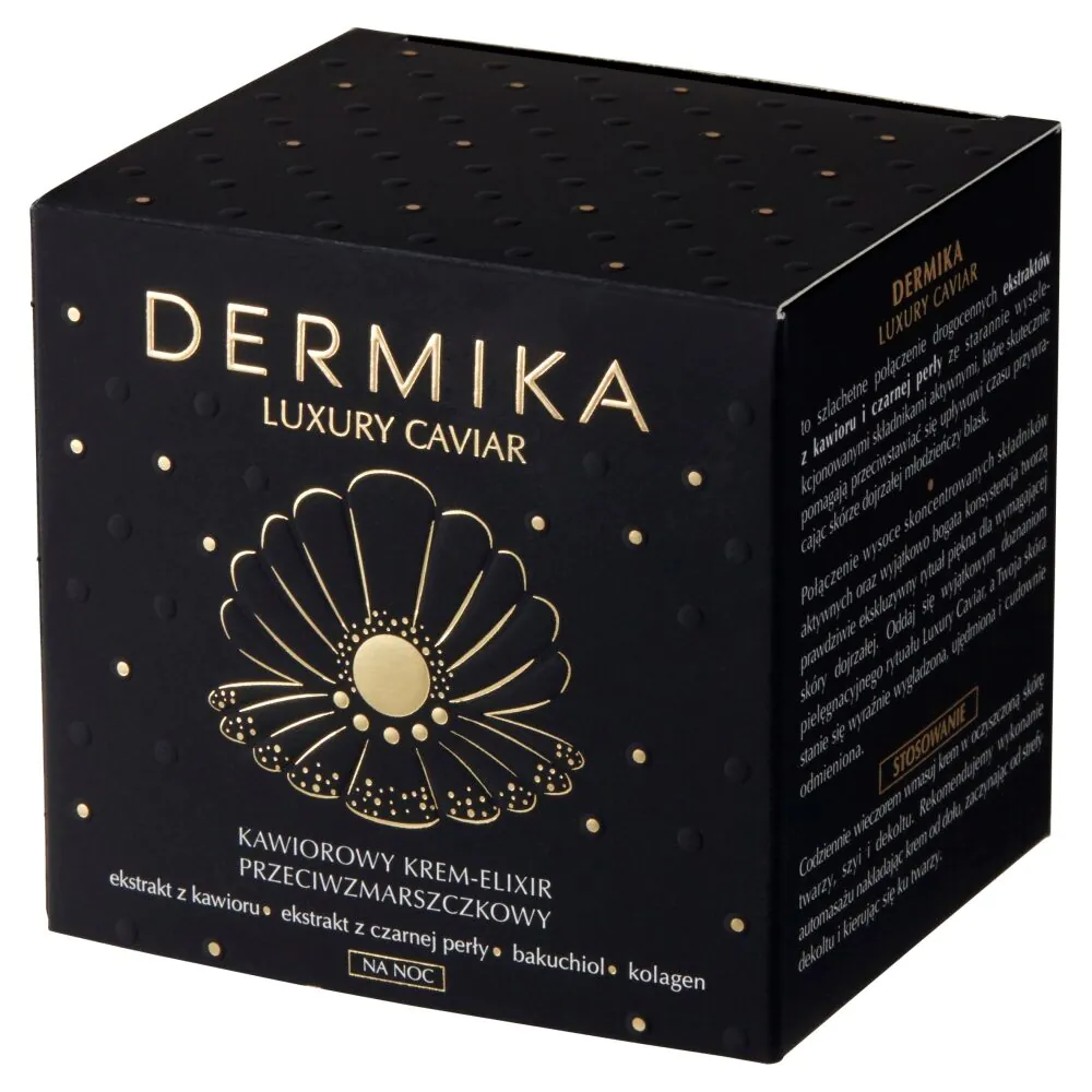 Dermika luksuzna noćna krema-eliksir protiv bora s kavijarom