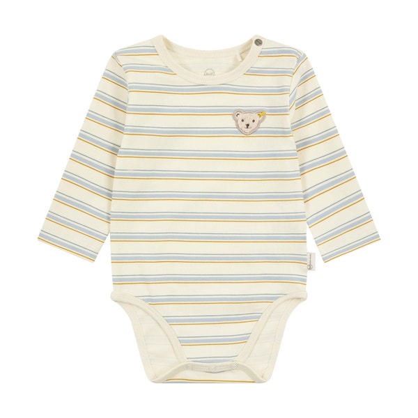 Body langarm, beige für Jungs