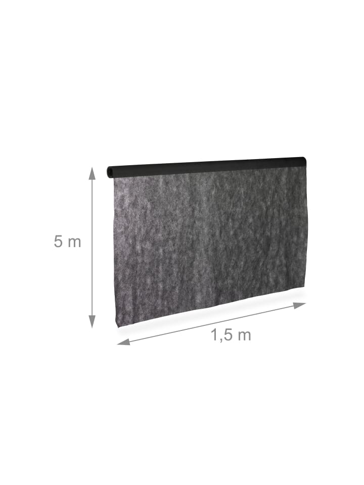 relaxdays Unkrautvlies 50 g/m² in Schwarz - 5 m günstig kaufen onesize