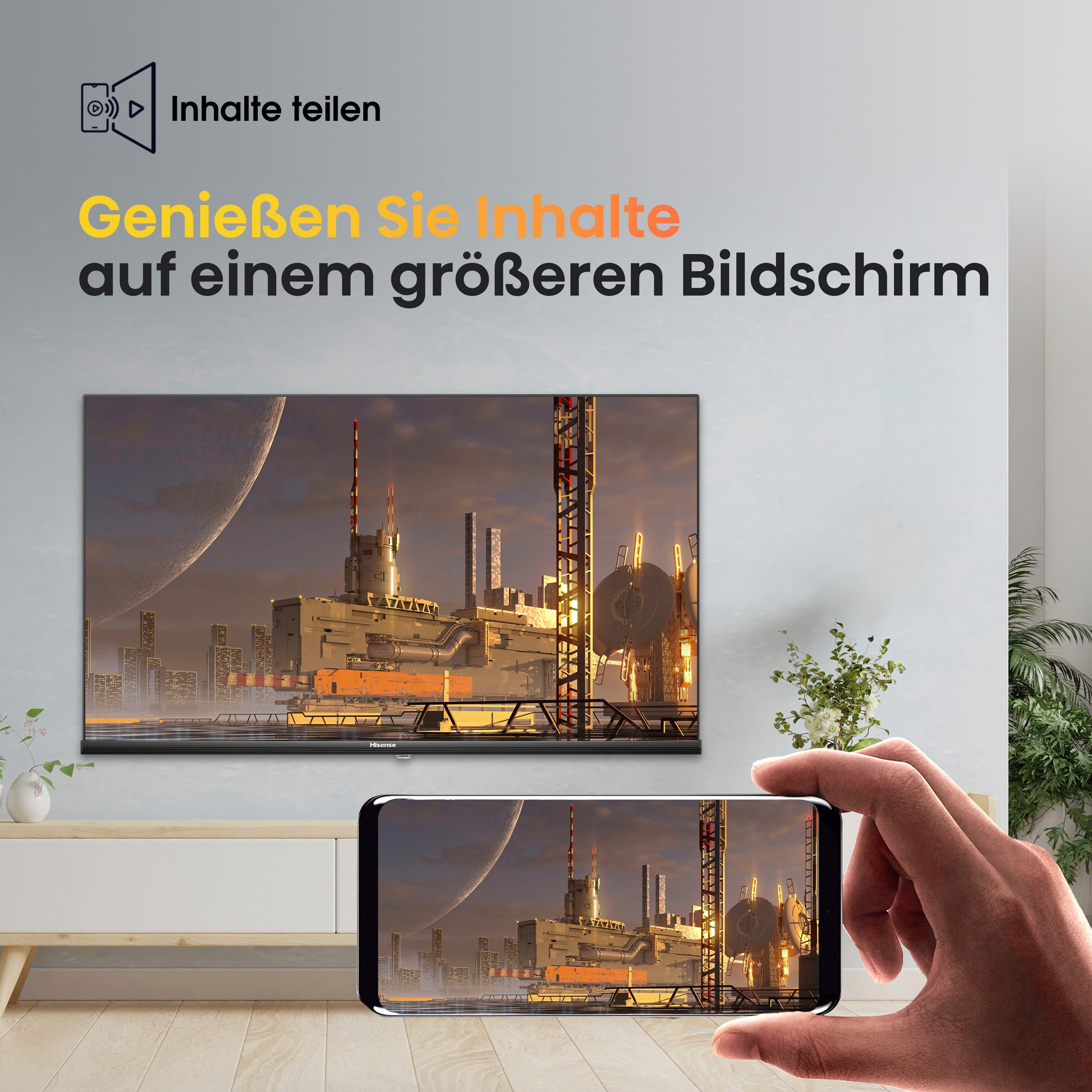 Hisense 40E41KT LED-Fernseher (100 cm/40 Zoll, Full HD, Smart-TV, Smart-TV,Triple Tuner DVB-T2 / T/C / S2 / S)