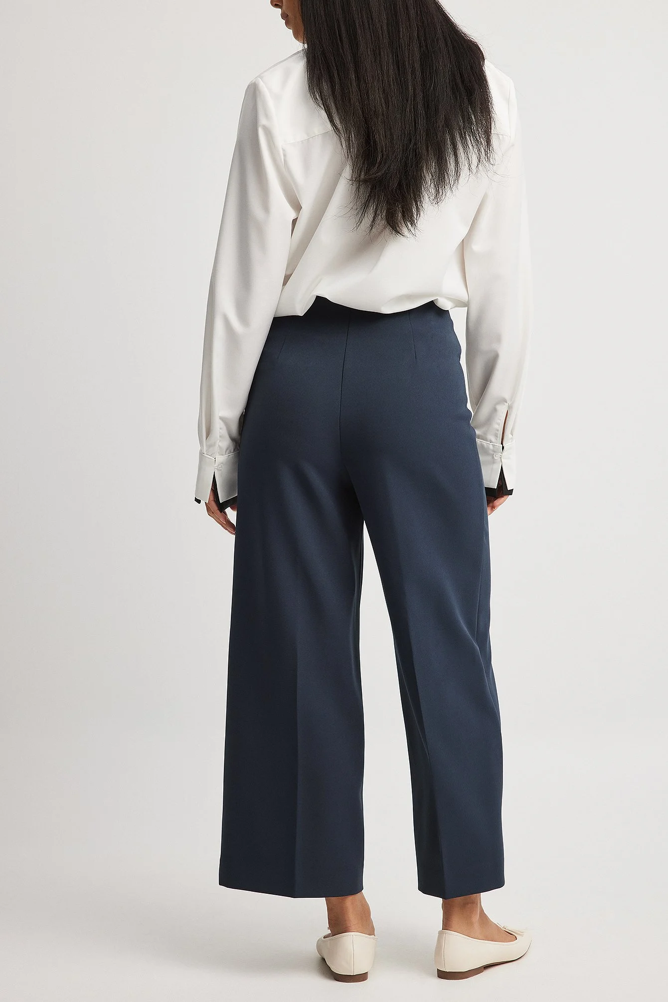 Culotte-Hose mit hoher Taille
