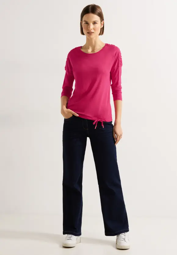 CECIL Shirt mit Smock Details