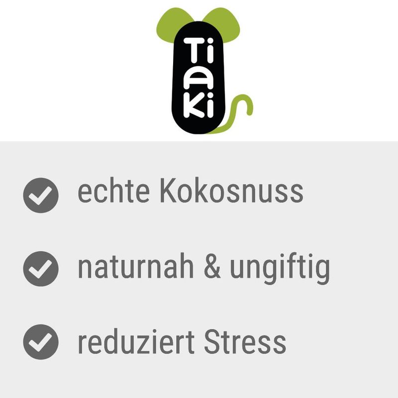 TIAKI Kokosnusshaus für Hamster und Mäuse zu TOP-Preisen | bitiba