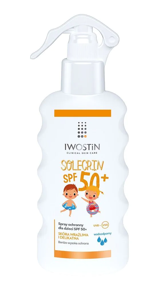 Iwostin Solecrin apsauginis purškiklis vaikams nuo SPF 50+