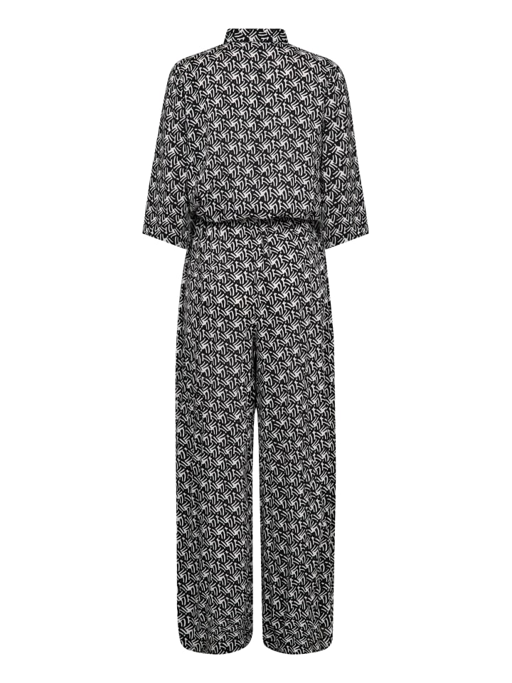 Kaffe Overall KAsanne in Black/Moonstruck Retro Print günstig kaufen