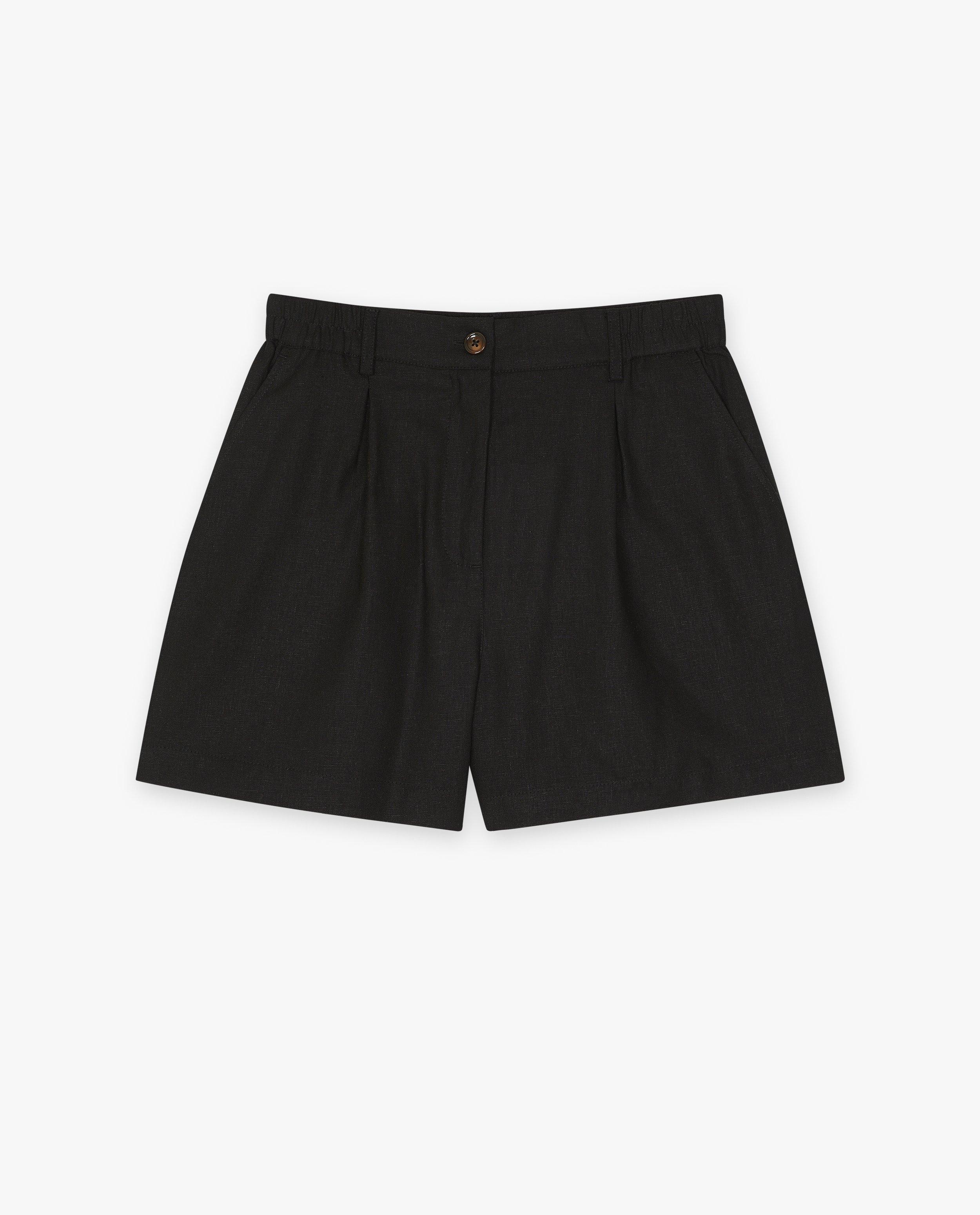 Pantaloni scurți Sora Black cu in negru
