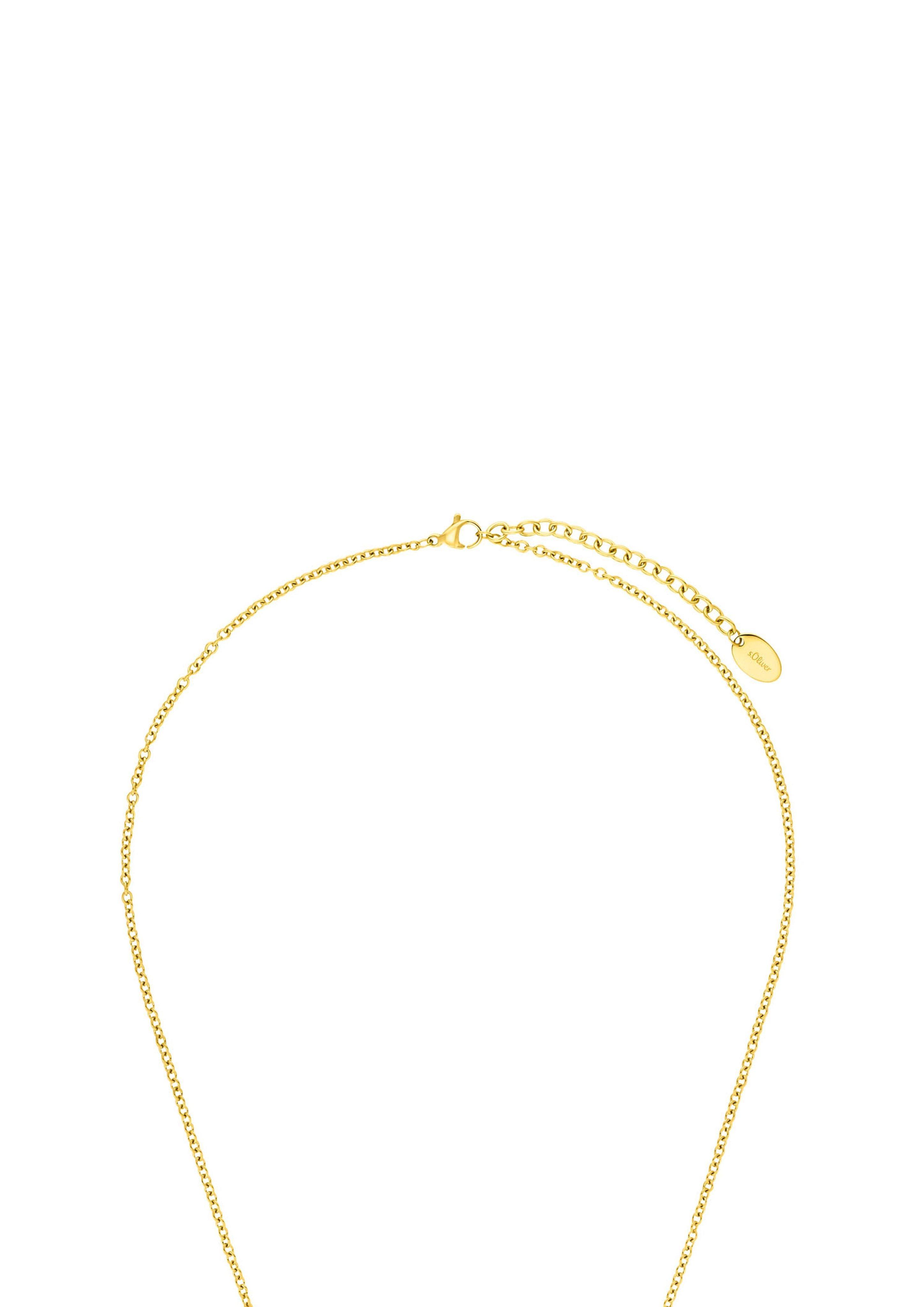 Vergoldete Kette mit kreisrundem Anhänger  6009204-19B0